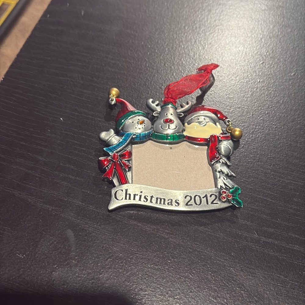 Christmas 2012 picture photo ornament